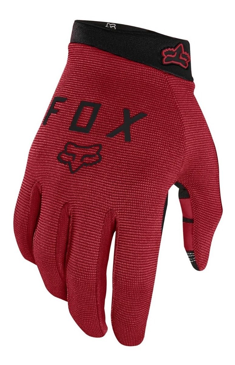GUANTES PARA CICLISMO DE MONTAÑA FOX RANGER GEL ROJO M